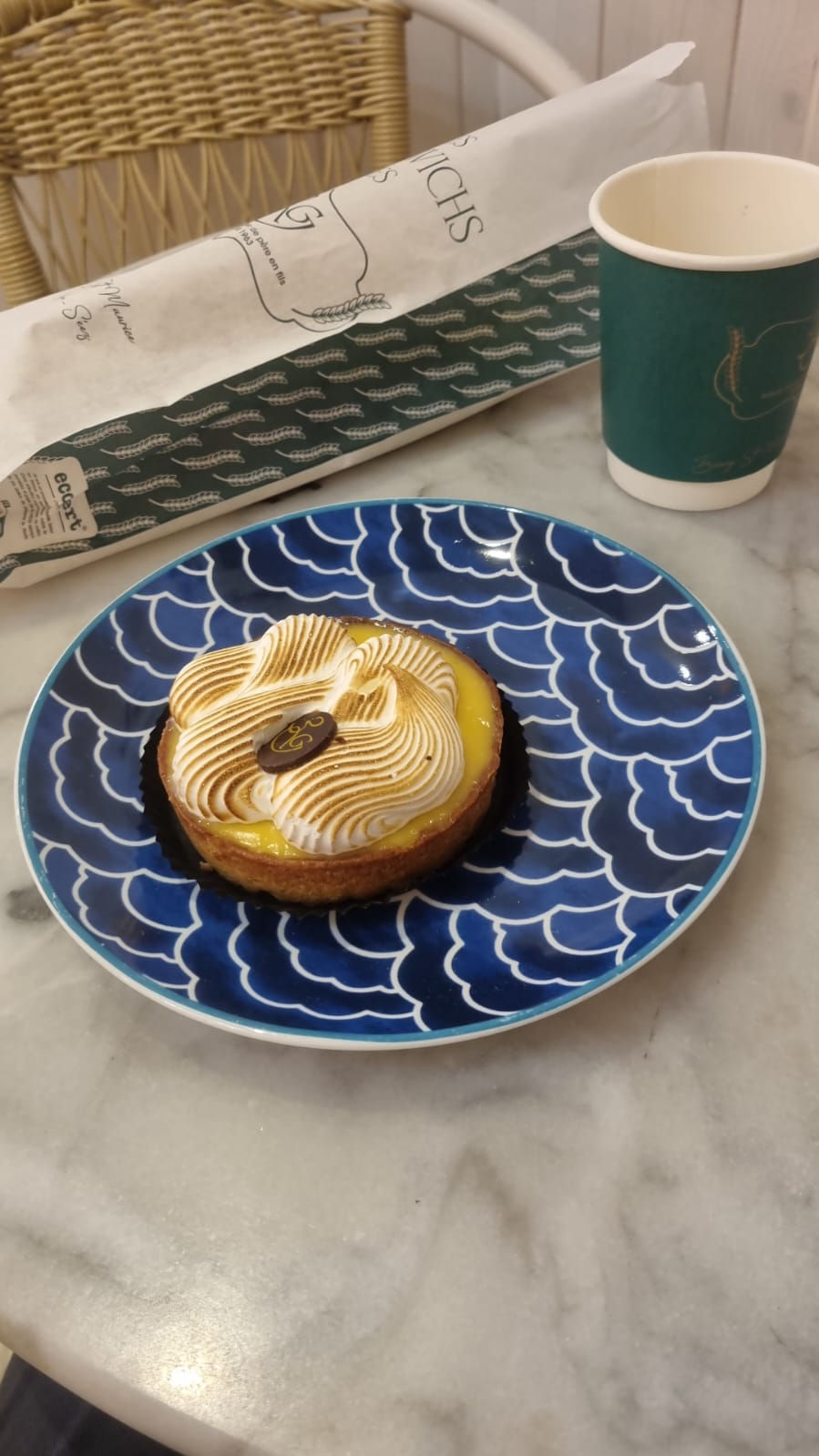 A tart au citron from Boulangerie 3G