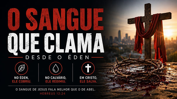 Deus, continua em busca de vidas para salvar e transformar, porque no Éden ele cobriu, no calvário ele perdoou, e hoje Ele da vida eterna aos que dEle se aproxima. Vide a mim disse Jesus.