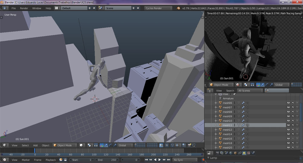 Blender 3D Open Source software