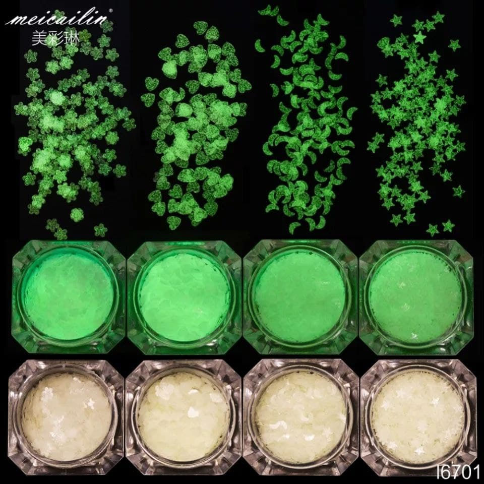 Luminous glitter