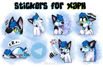 stickers with light shading