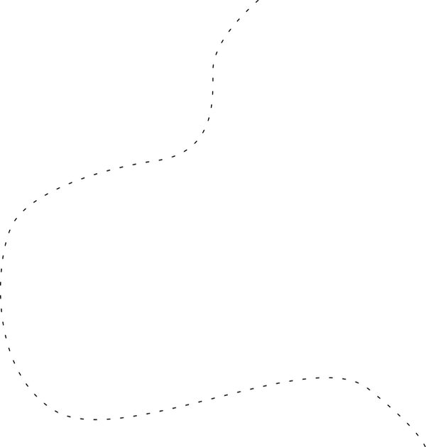Grafik gestrichelter Weg/Linie