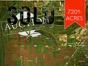 SOLD. Buchanan County Missouri Bottom Land Auction