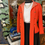 Thumbnail: Coral sequin embellished blazer/evening jacket