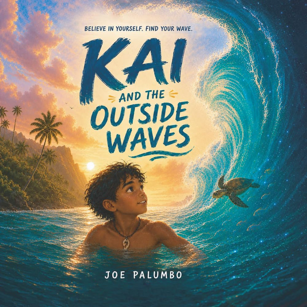 Kai and the Outside Waves educational children's book cover