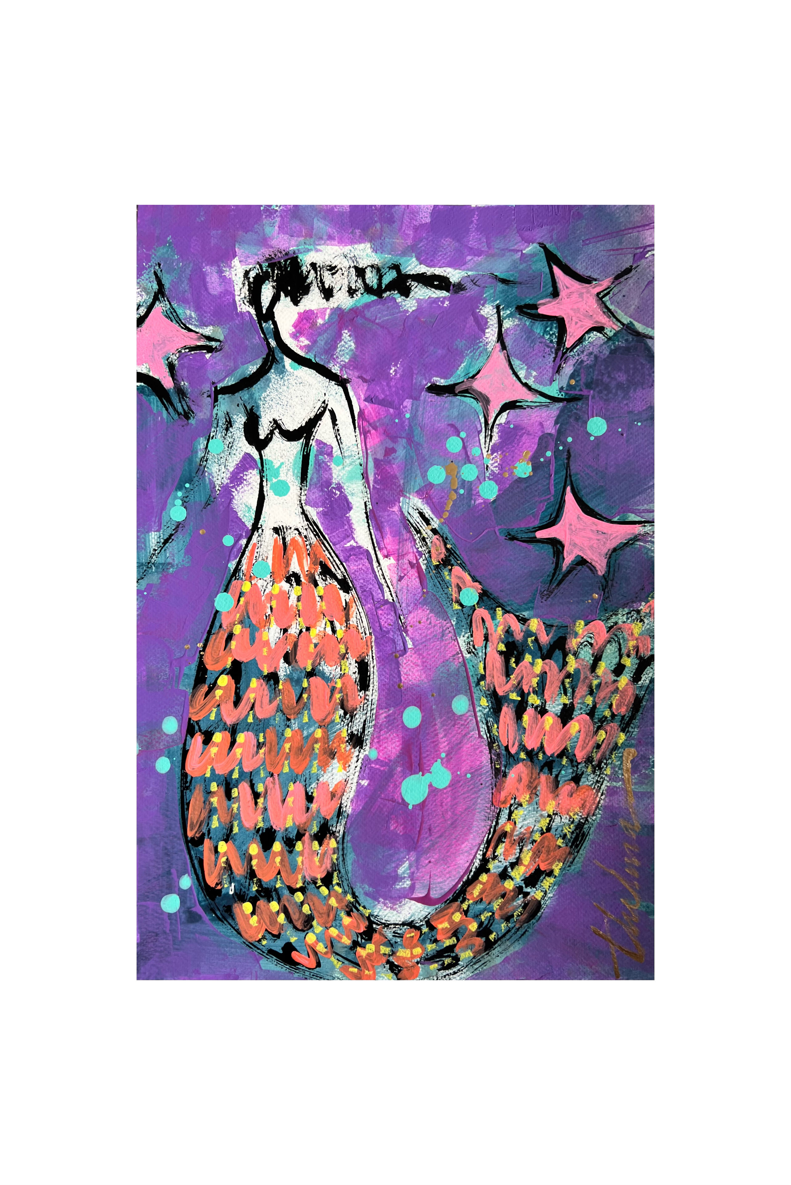 Art on paper - Sirena #12