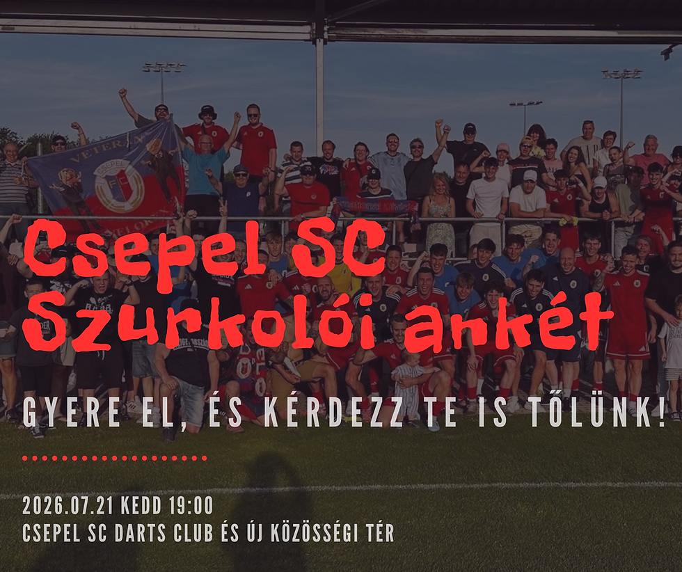 Szurkolói ankétra várunk mindenkit!