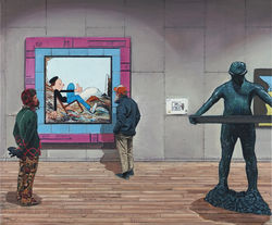 Nicole Eisenman: STY  The Bunker, There I Was, Anvil / 52 Walker