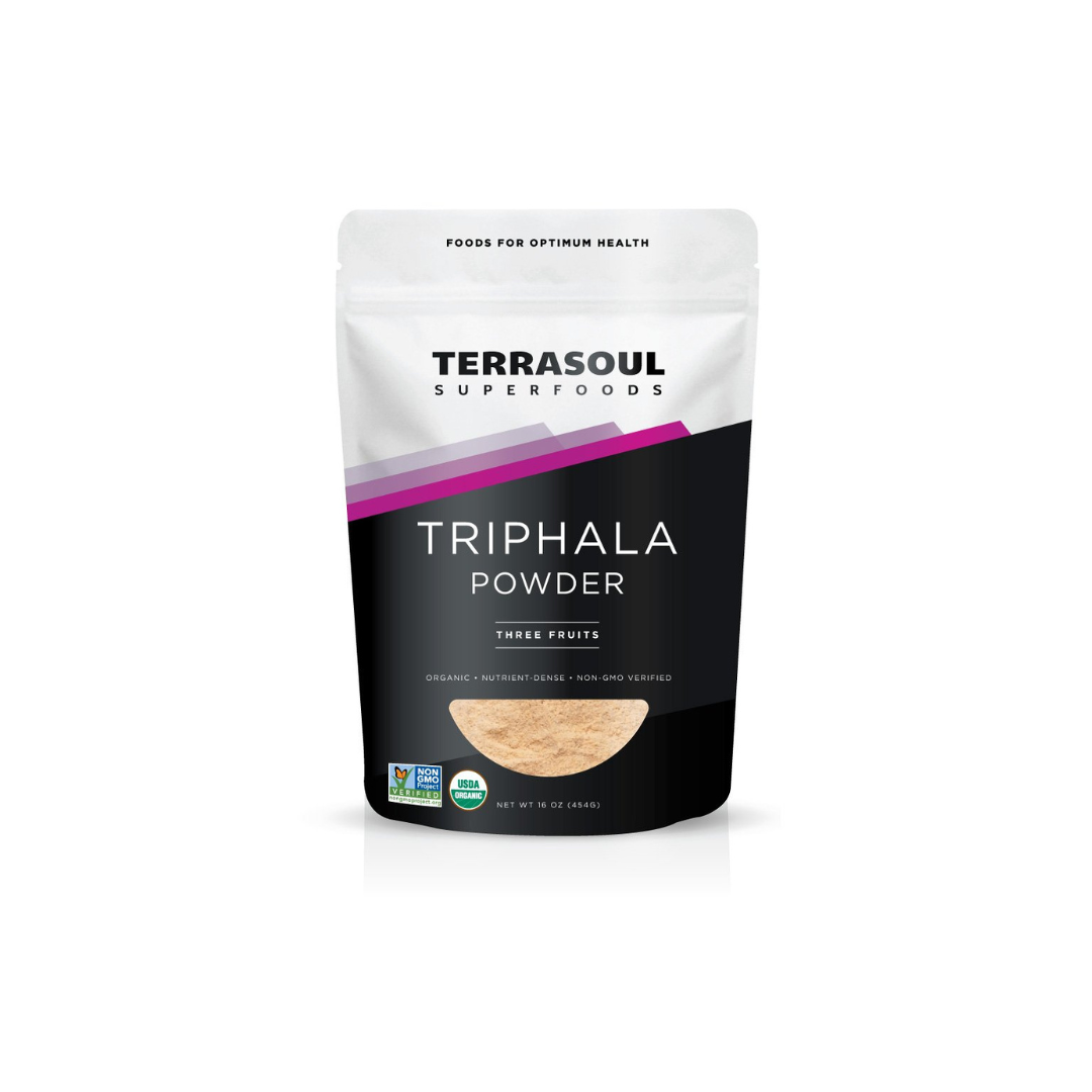 Terrasoul Triphala Powder Three Fruits 16oz