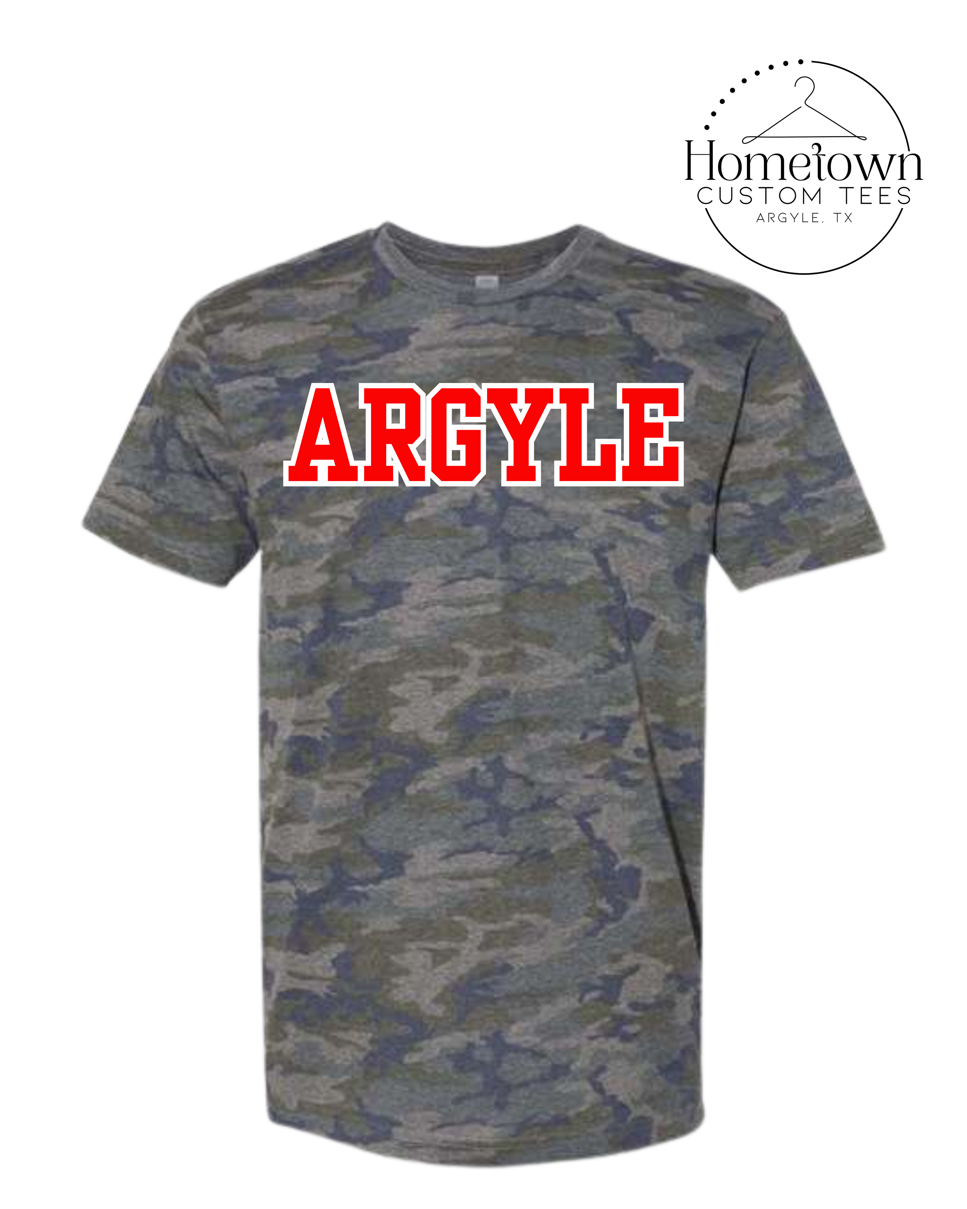 Camo Argyle Tees