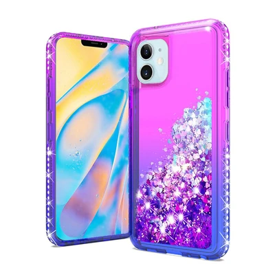 Thumbnail: iPhone 12 5.4 Two Tone Diamond Glitter Case