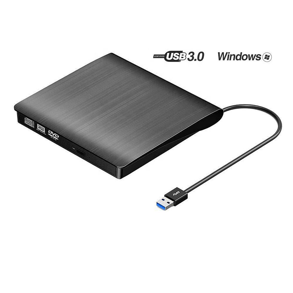 Thumbnail: External DVD Drive USB CD DVD 30 Burner Writer Rewriter For MacBook Laptops