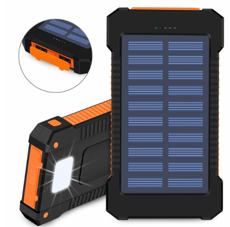 Thumbnail: Waterproof Solar Charging 10000mAh Battery Backup