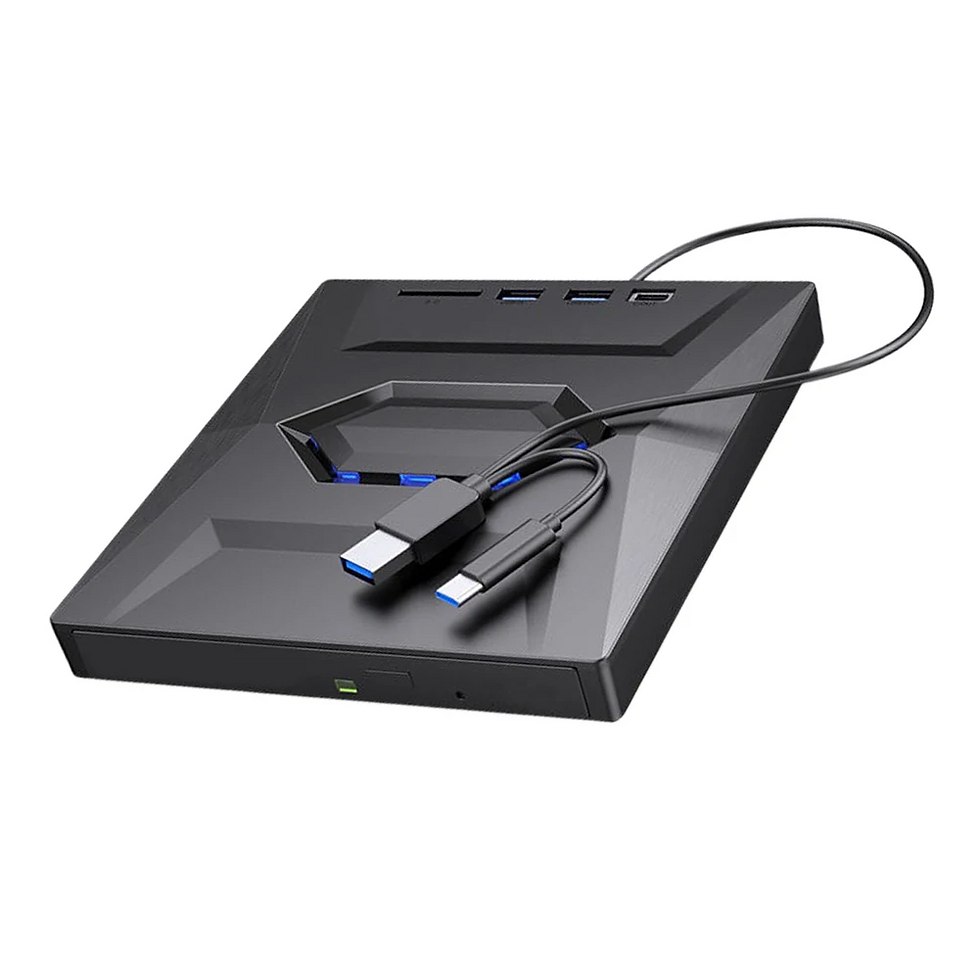 Thumbnail: External CD DVD Drive USB 3.0 Writer Burner Player for PC Laptop Windows 11 10