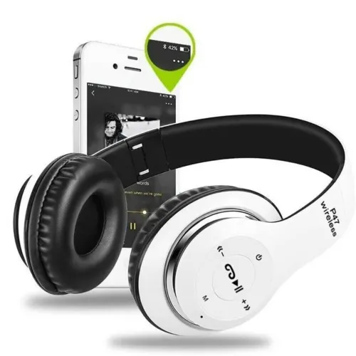 Thumbnail: Wireless Bluetooth 5.0 Headphones Headset Over-Ear FM Radio MIC Foldable TF Card