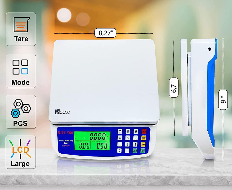 Thumbnail: Electronic Computing Scale LCD Digital Commercial Food Produce Scales 30kg x 1g