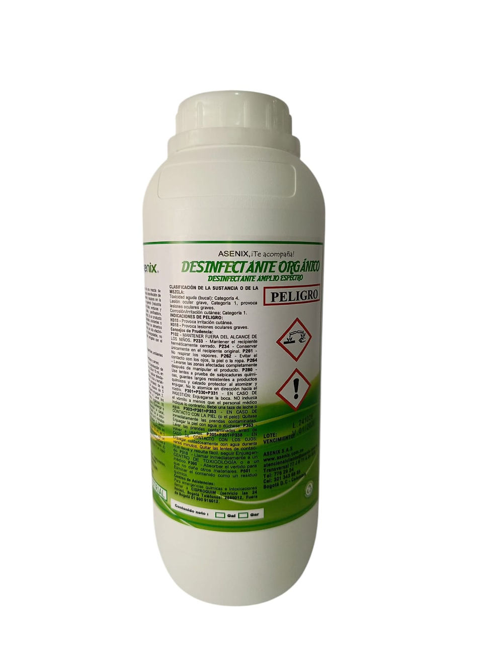 Desinfectante Orgánico frutas, verduras y carne