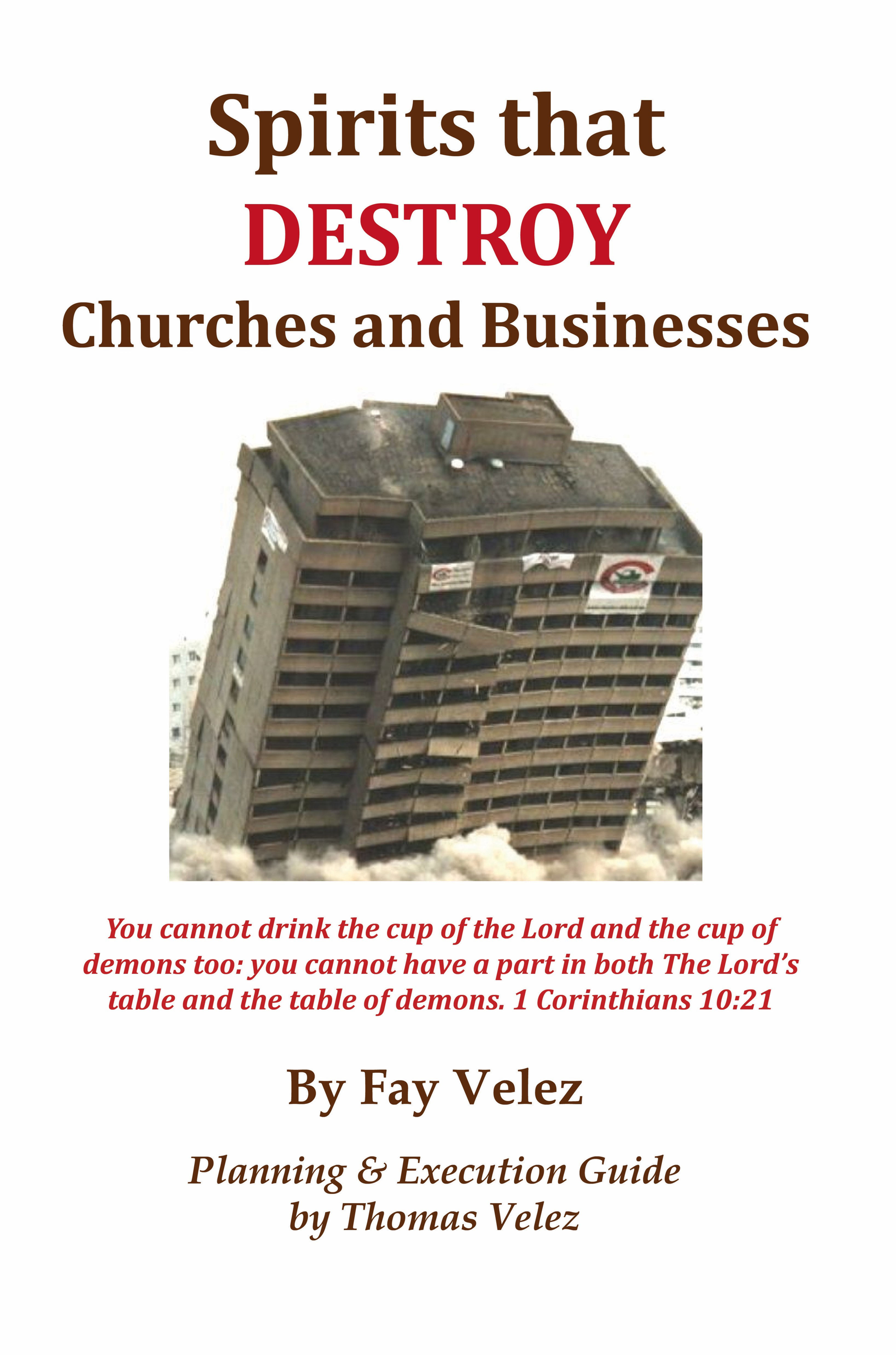Spirits that Destroy Churches and Businesses-Download PDF Book