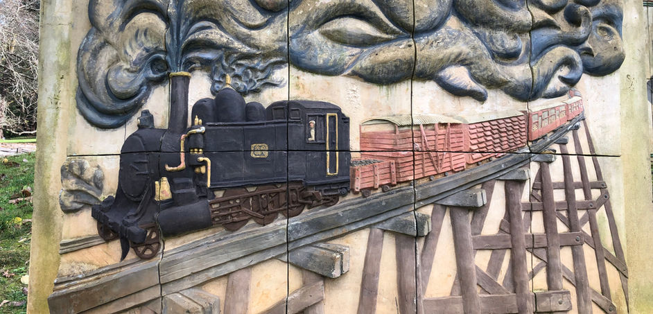 Lakeside Station 湖邊站 石板畫