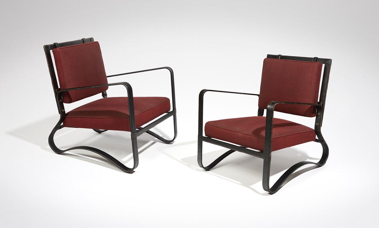 Paire de Fauteuils Adnet