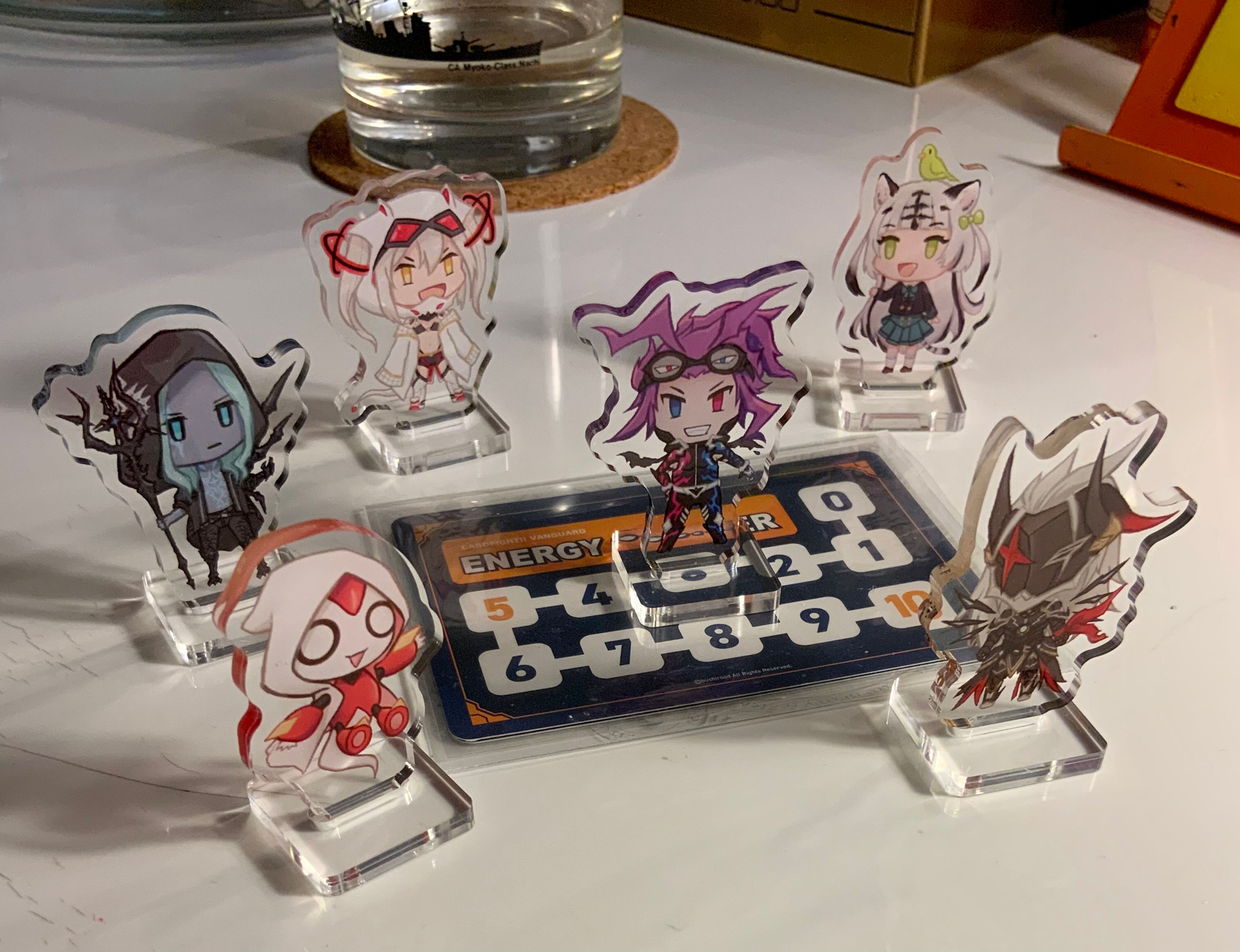VG acrylic energy marker stands