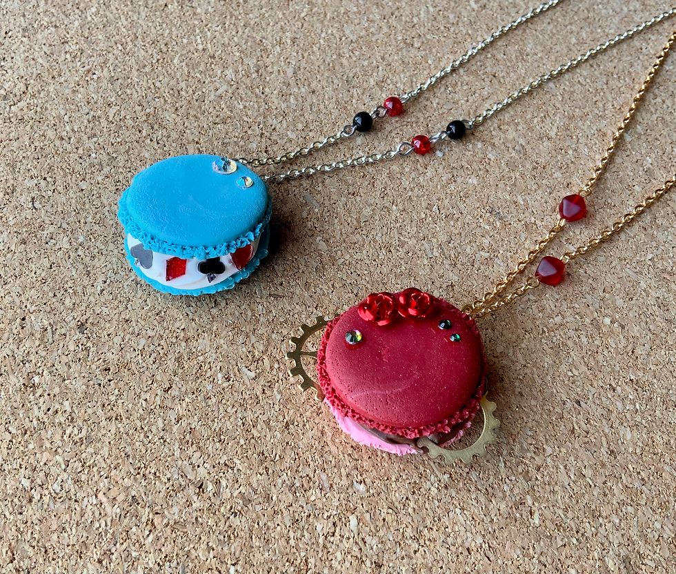 Thumbnail: Macaron Necklaces (fanwork)