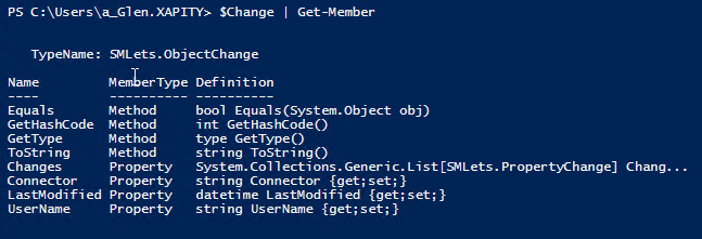 SCSM PowerShell History Properties