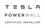 Tesla Power wall certified installer logo 