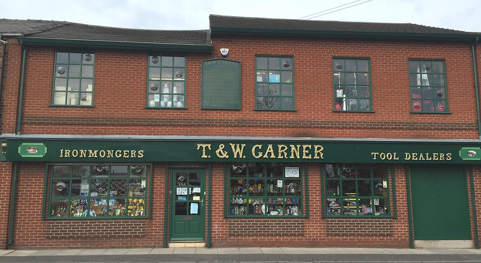 T&W Garner Shop Front