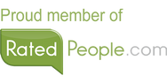 Proud member of rated people logo