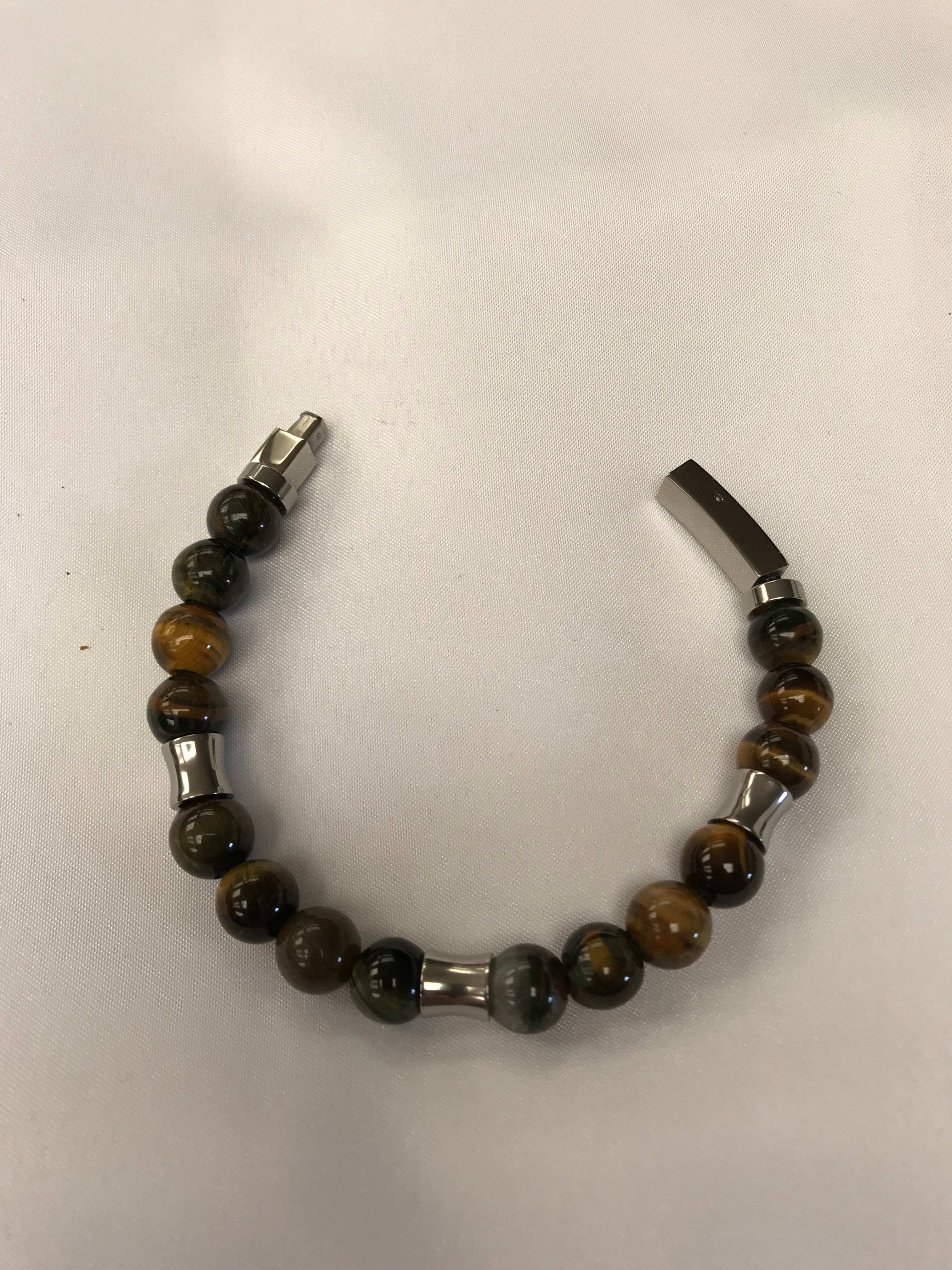Iron Zebra Jasper & Steel