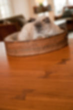 Butcher block inlay