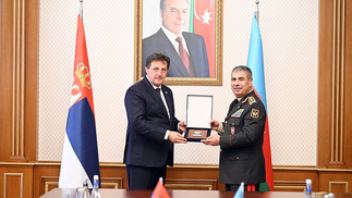 Çin ve Sırbistan Ordusu'ndan Azerbaycan'a Ziyaret