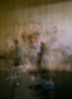 double exposure medium format film photograph of dancers at Gallim dance company's summer intensive program at the new york center for creativity and dance