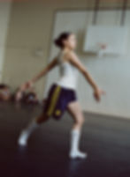 medium format Film photographs of Gallim dance company's summer intensive at new york city center for creativity and dance in east village manhattan, nyc