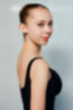 35mm film photoshoot with a ballet dancer for creative artistic headshots in boston