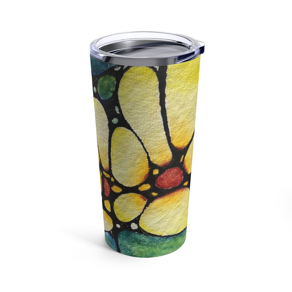 Thumbnail: Mug - Beautiful Abstract Floral Design by Adam