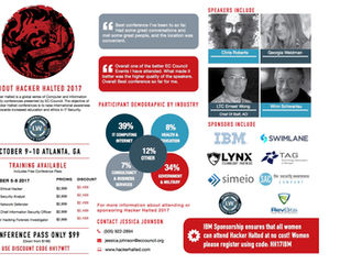 Hacker Halted Conference, Co-sponsored by IWTT