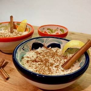 Spaanse rijstpap met kaneel