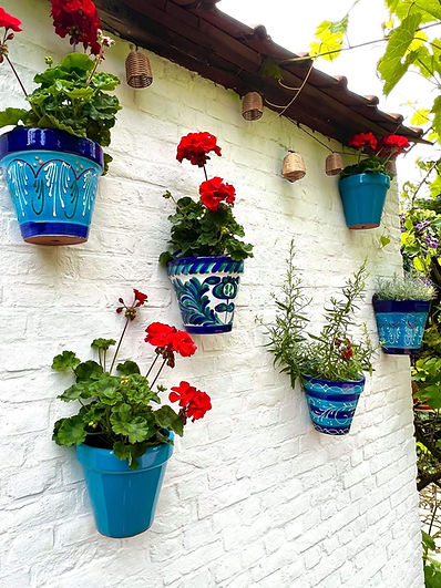 Spaanse bloempotten