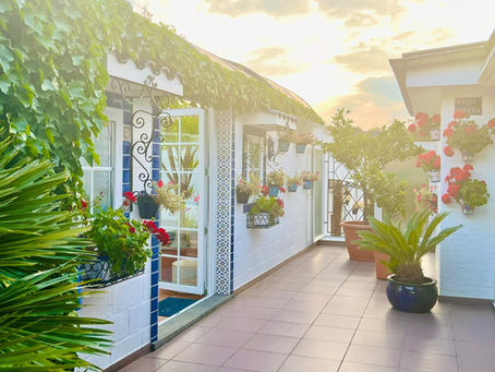 Spaanse patio in het Belgische Zichem