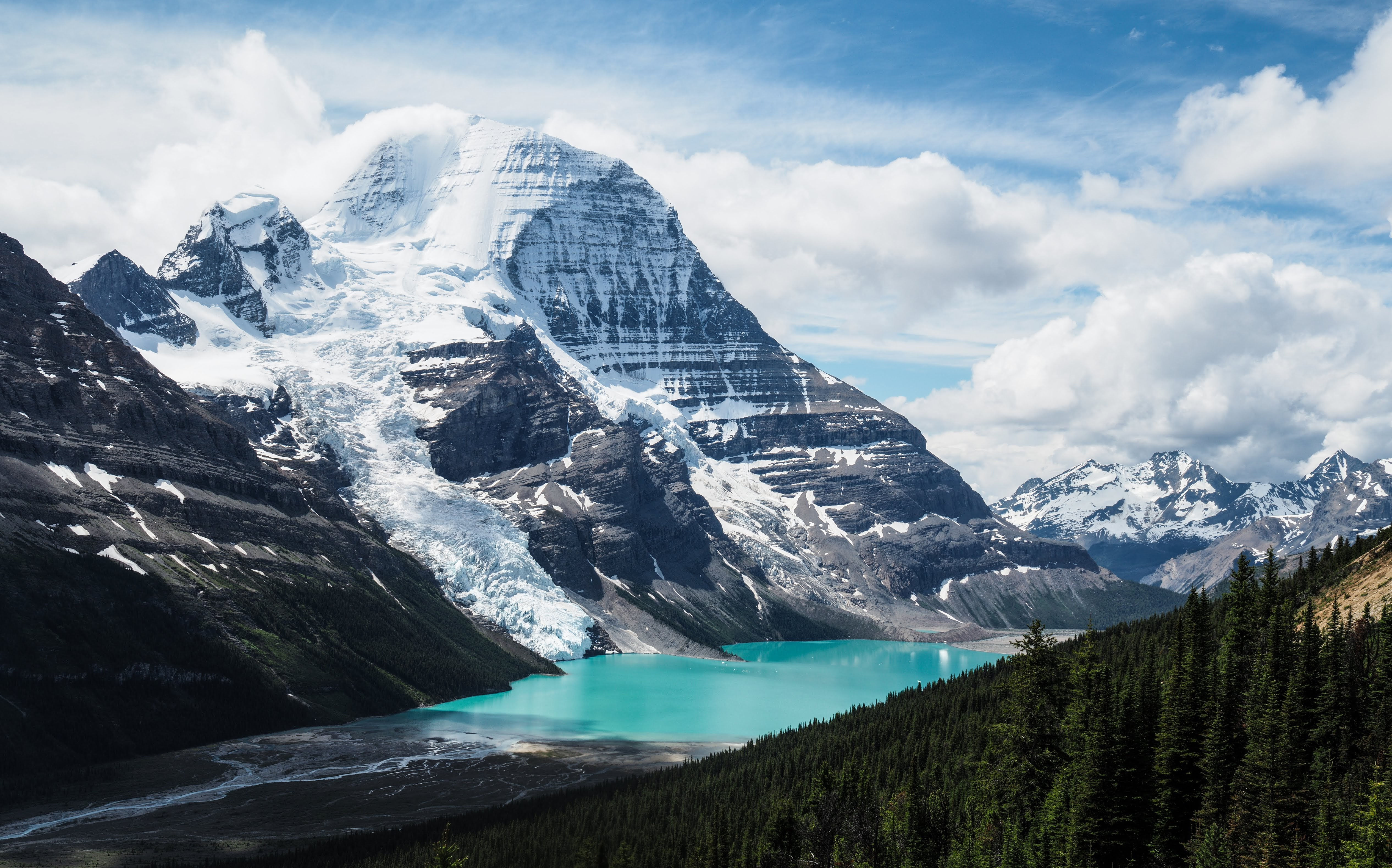 Framed Print - Mount Robson and Berg Lake