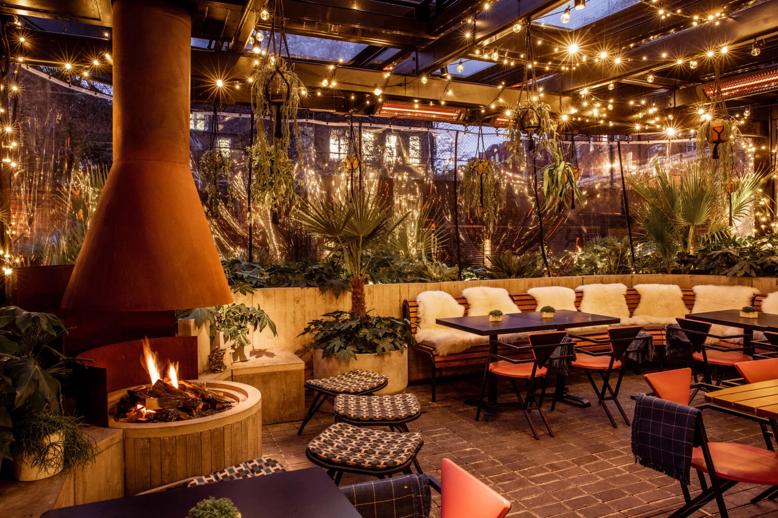 Isla at The Standard during Christmas and the winter months