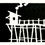Thumbnail: Stylised white house with smoking chimney on wooden pier and fence, against black background.