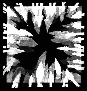 White Ice Tundra monochrome abstract art