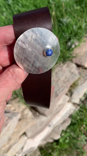 Thumbnail: Star Sapphire Belt Buckle