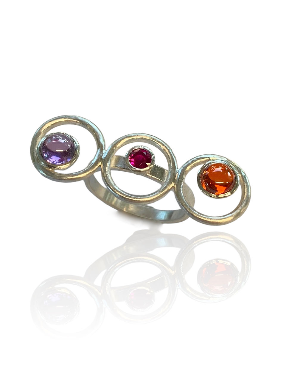 Juicy - Sterling Ruby and Cubic Zirconia Ring