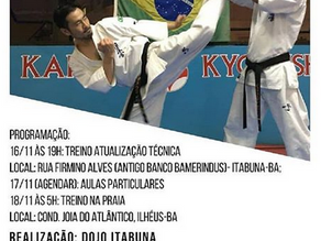 Seminário de Karatê Kyokushin com Shihan Riyuji Isobe na Bahia