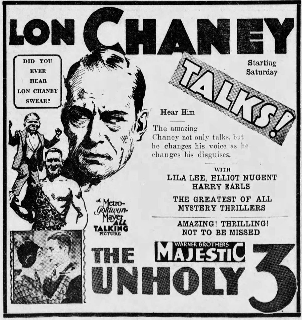 The Unholy Three Lon Chaney