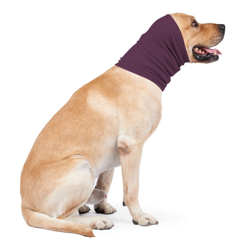 Thumbnail: Noise Protection Neck and Ears Warmer Winter Pet Knit Snood Headwear PCKL22026